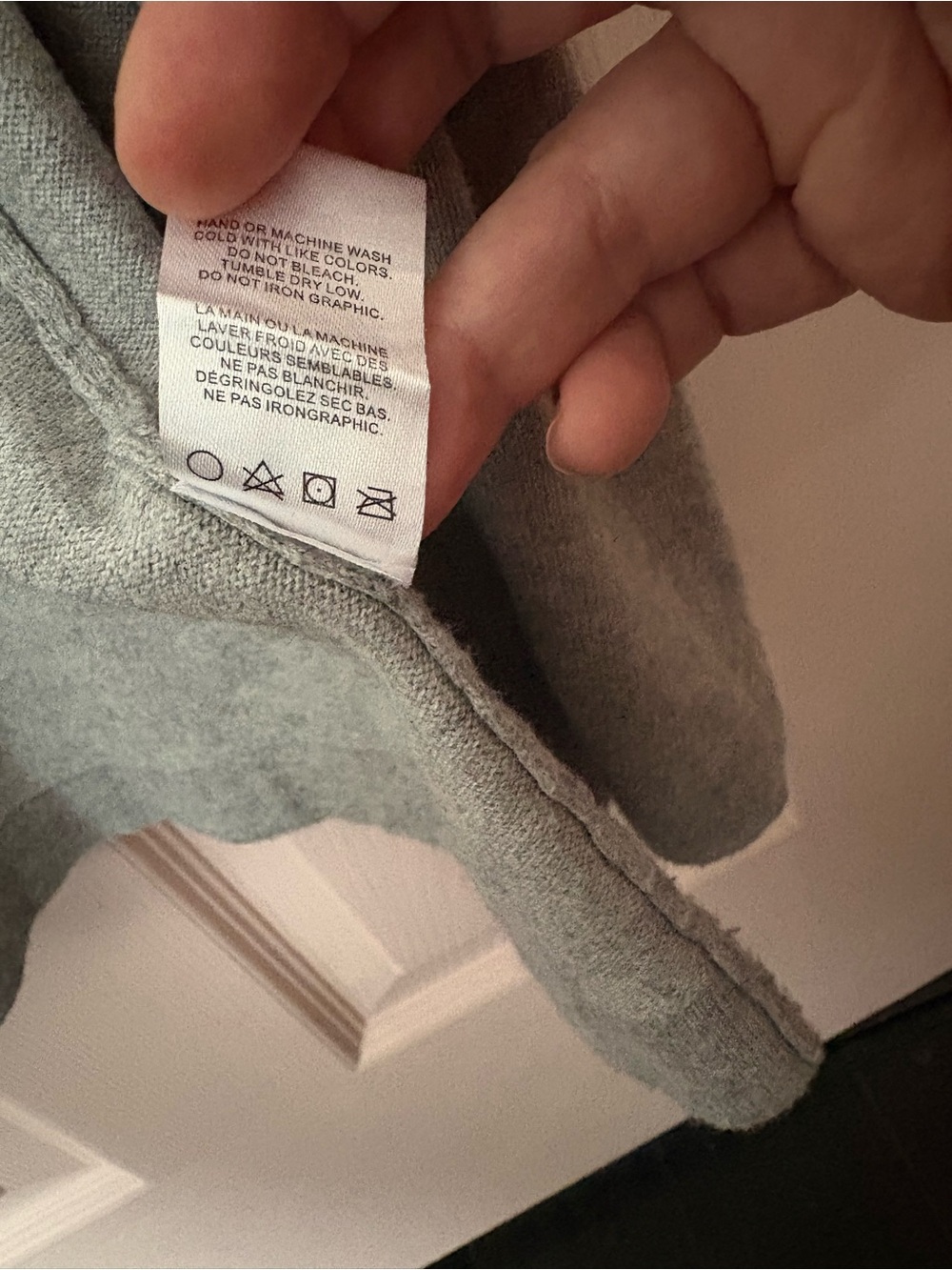 Spiritual Gangster Long Open-Front Gray Cardigan - Picture 5 of 5